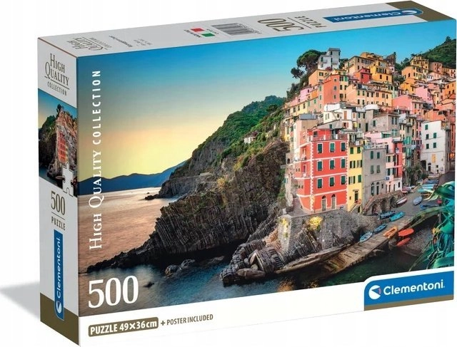 CLE puzzle 500 Compact Riomaggiore Coast