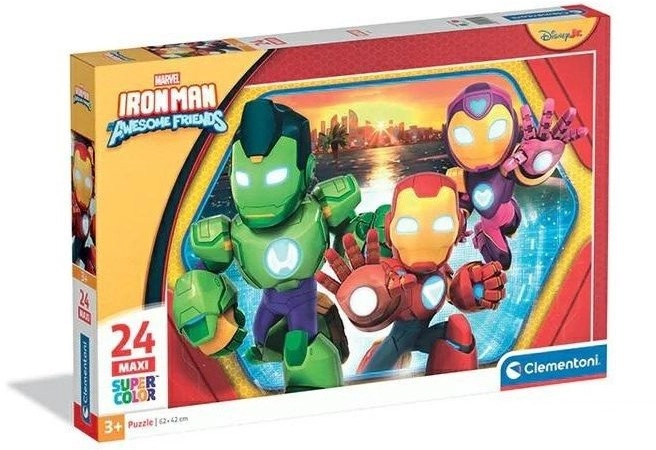 CLE puzzle 24 Maxi SuperKolor IronMan_