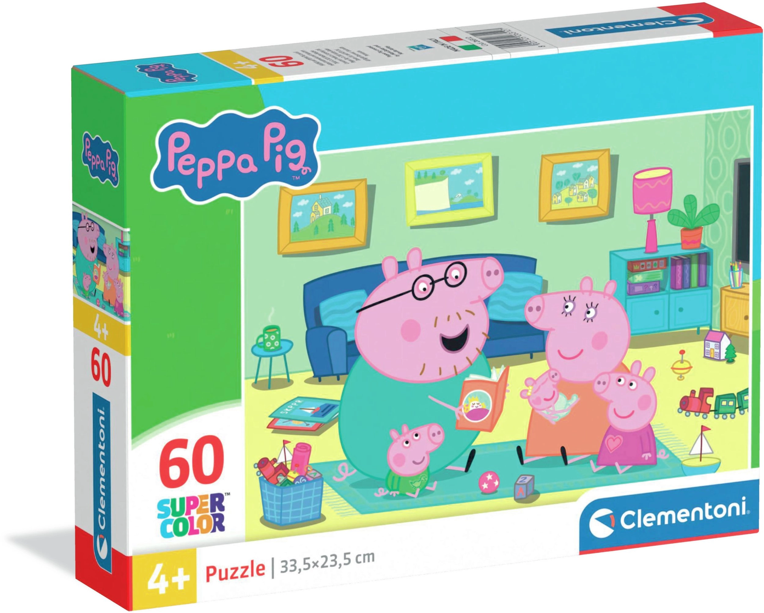 CLE puzzle 60 SuperKolor Peppa Pig