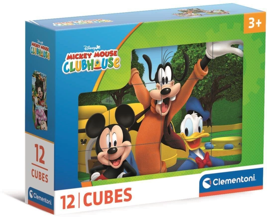 Clementoni CLE Cubi klocki 12 MickeyMouse