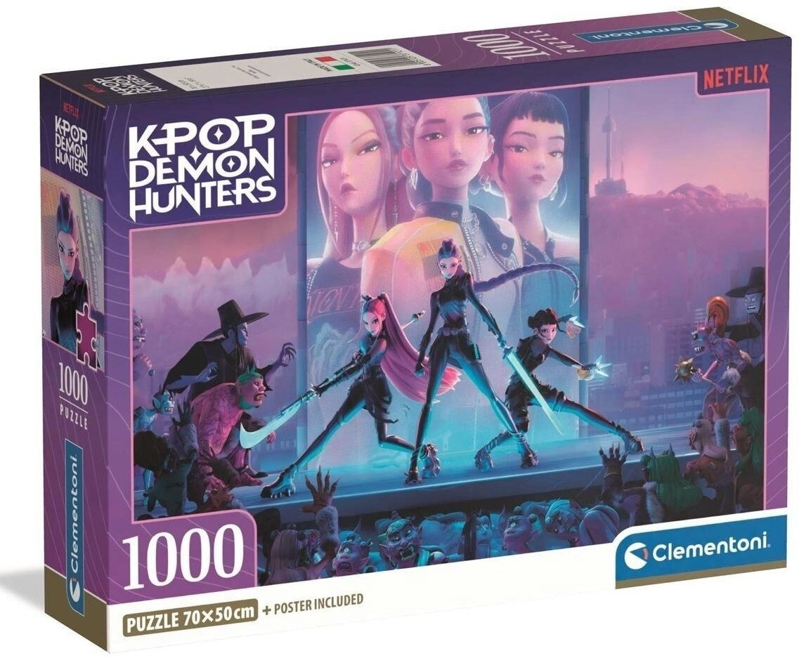 Clementoni: Puzzle 1000el. K-Pop Demon Hunters