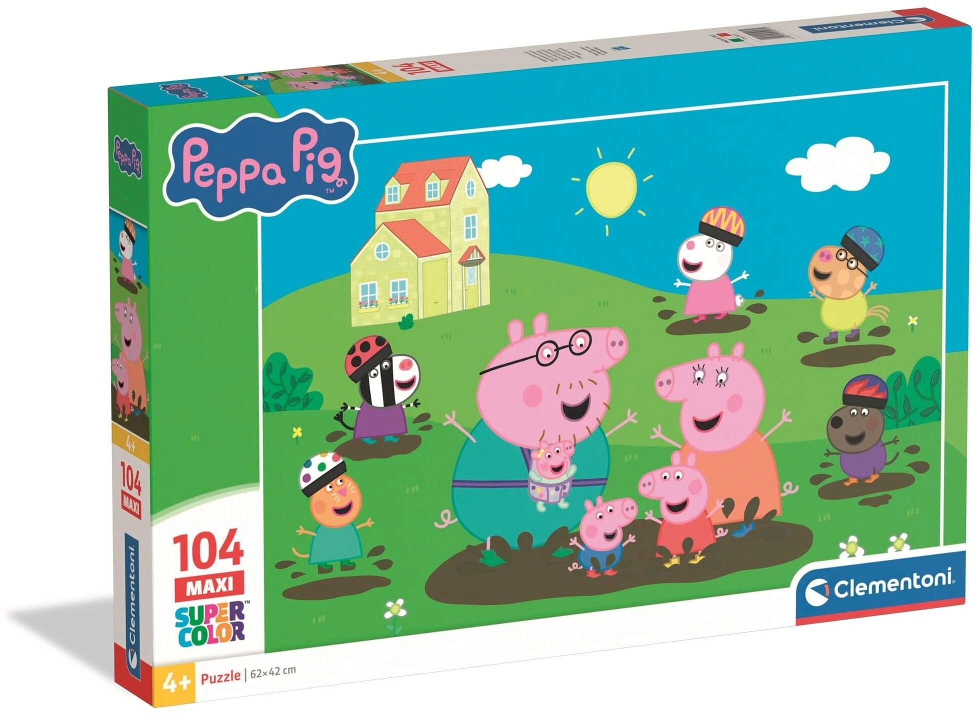 CLE puzzle 104 maxi SuperKolor Peppa