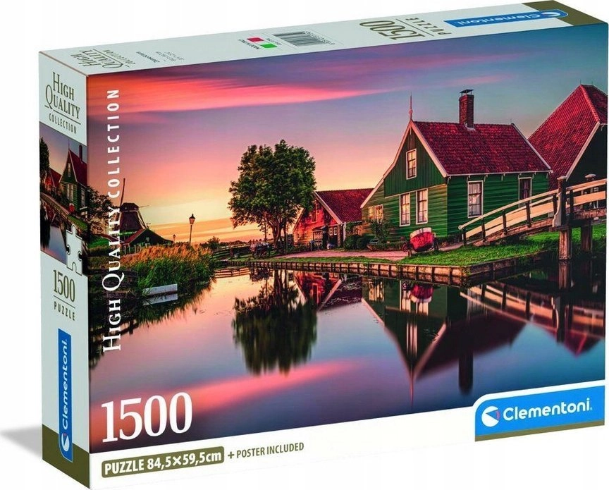 Clementoni Puzzle Compact Zaanse Schans 1500