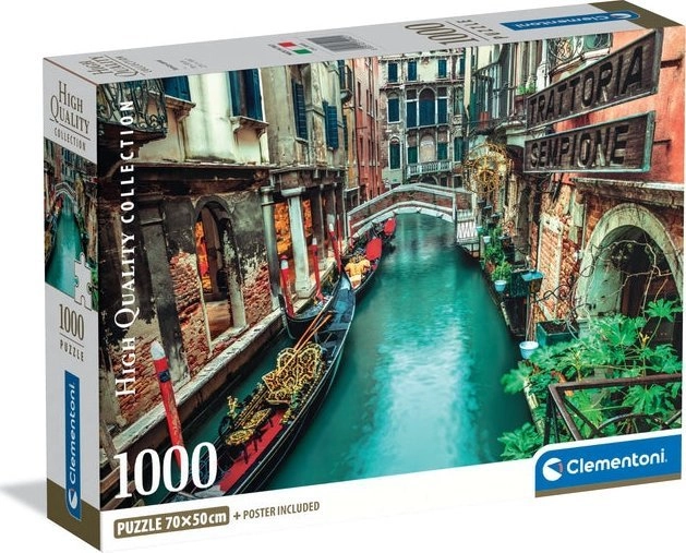Clementoni Puzzle Compact Venice Canal 1000