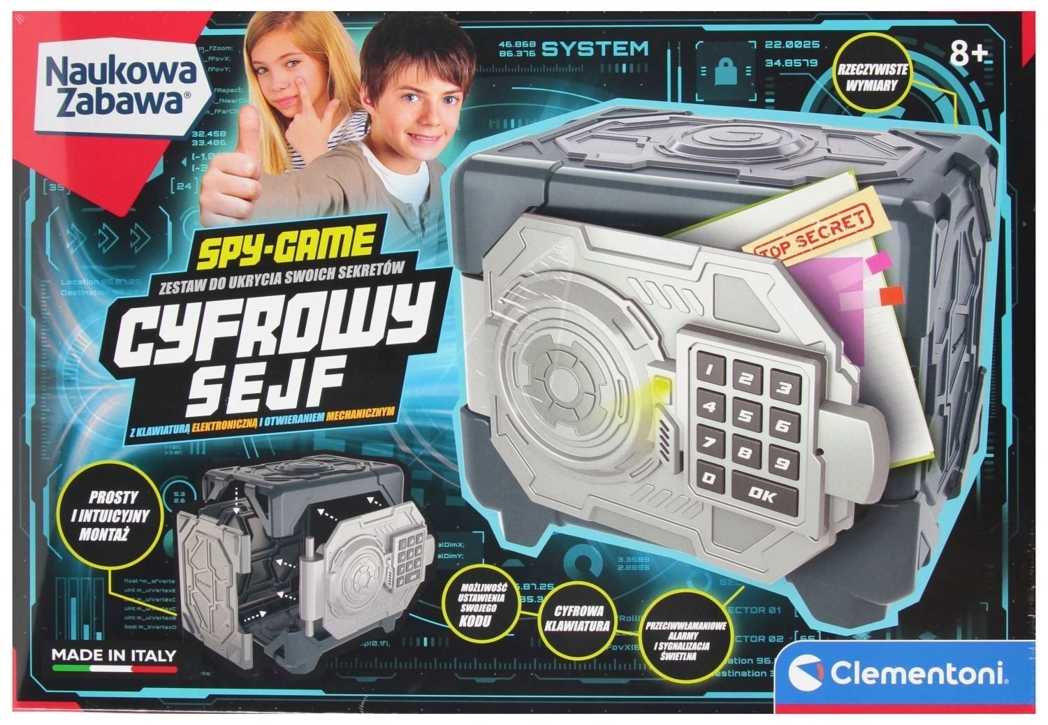CLM CYFROWY SEJF SPY-GAME 50444 WALIZKA6