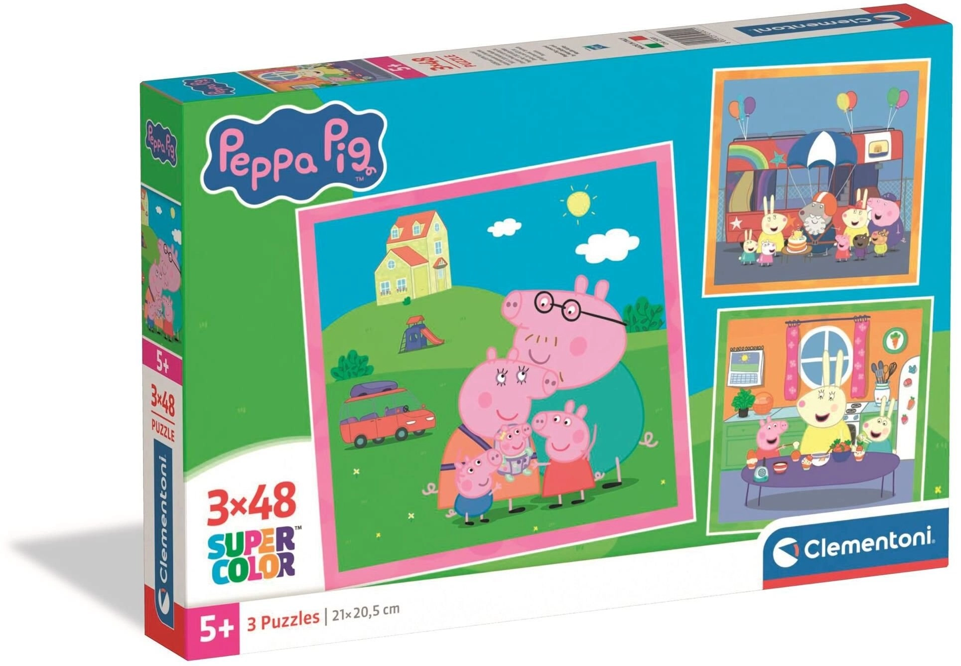 Puzzle 3x48 Peppa Pig 8005125250011