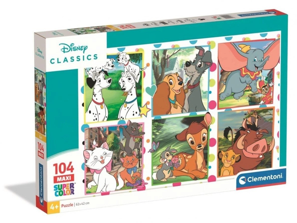 CLE puzzle 104 maxi SuperKolor Disney