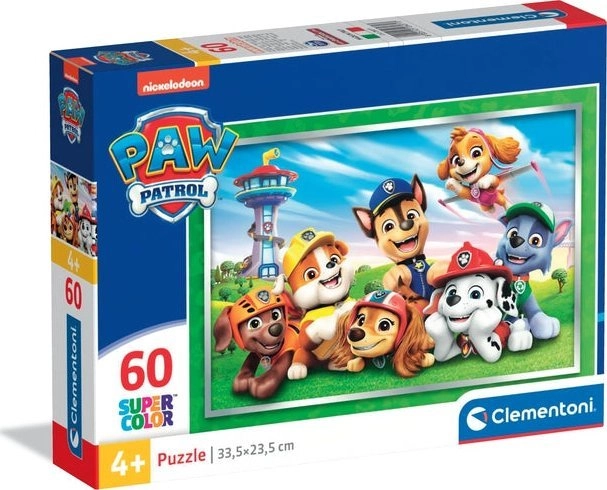 Clementoni Puzzle SuperColor Psi Patrol 60