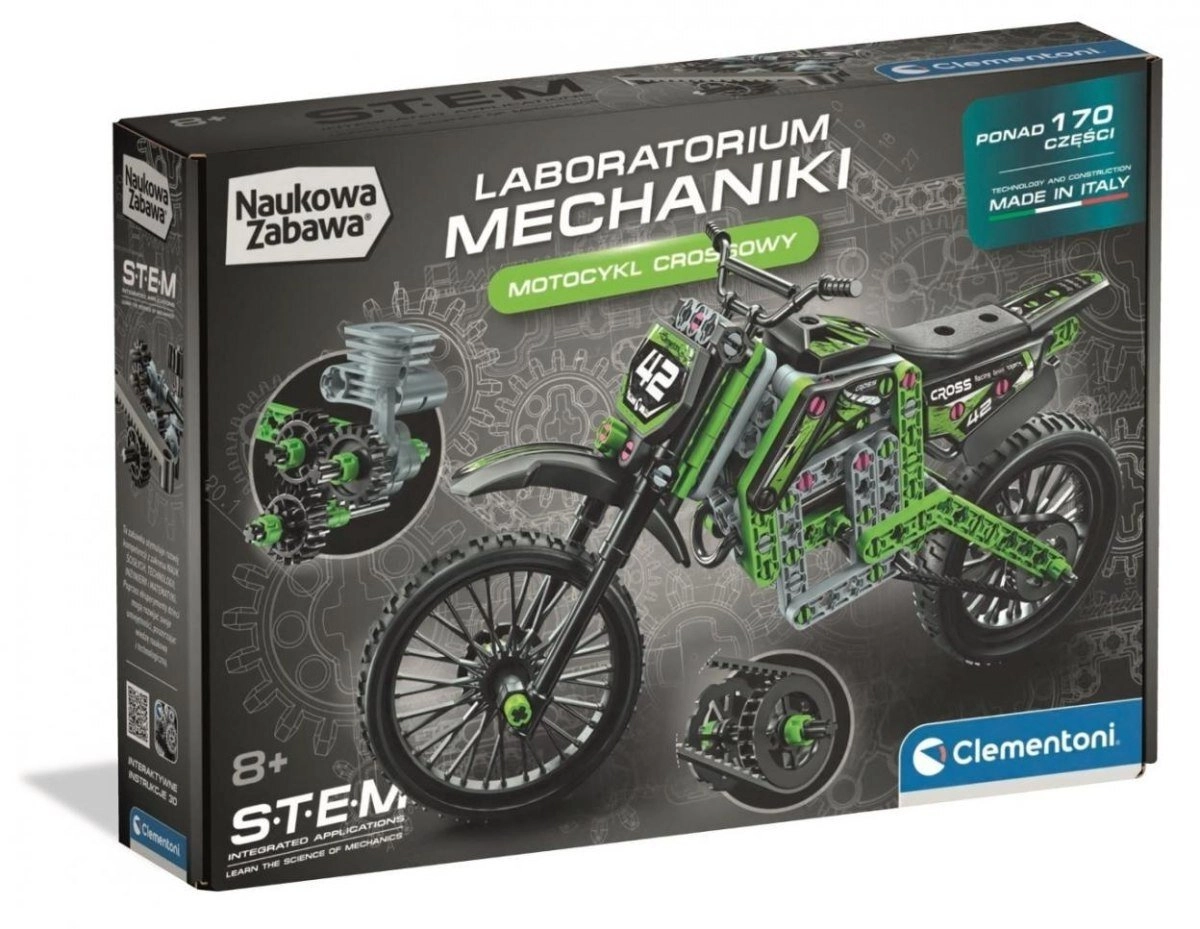 Clementoni Mechanics Laboratory - Cross Motorcycle