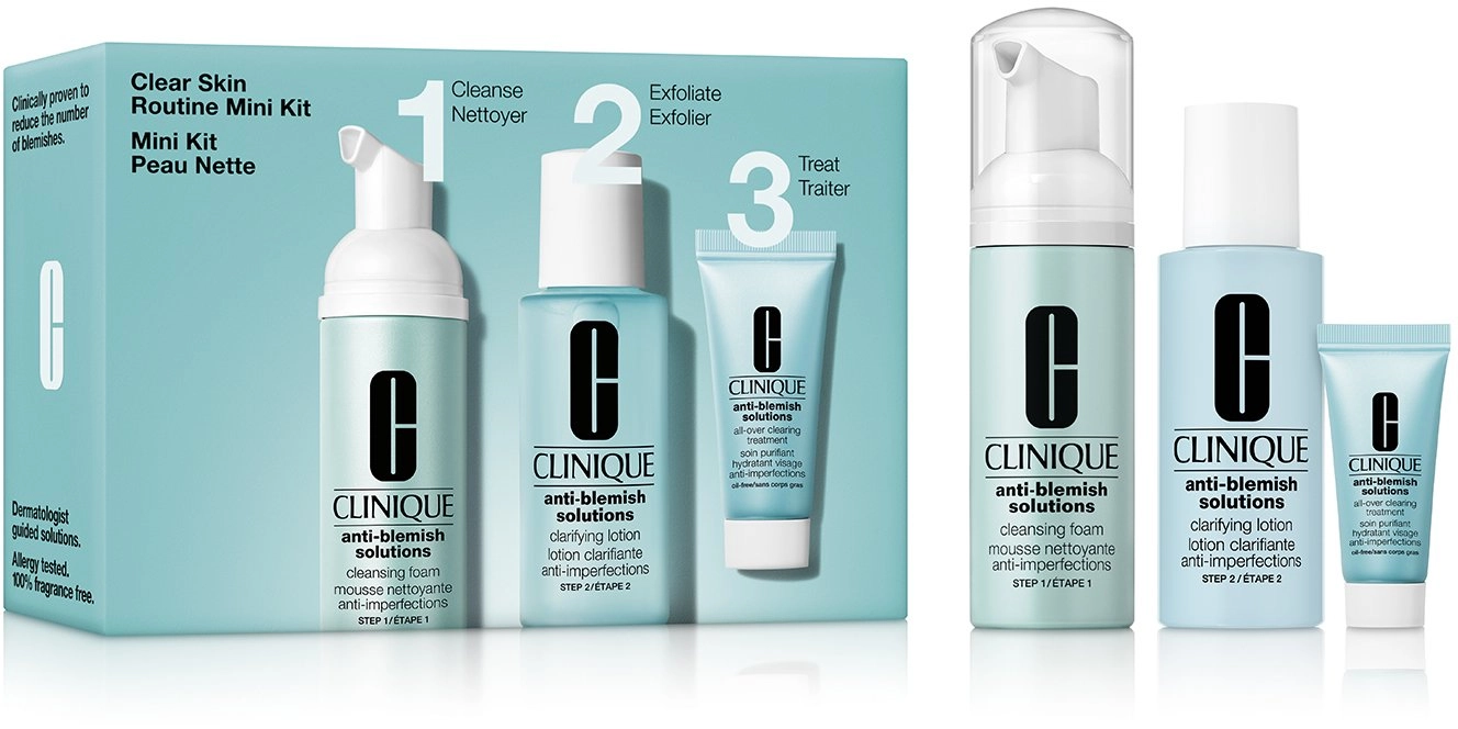 Clinique CLINIQUE SET (ANTI-BLEMISH SOLUTIONS CLEANSING