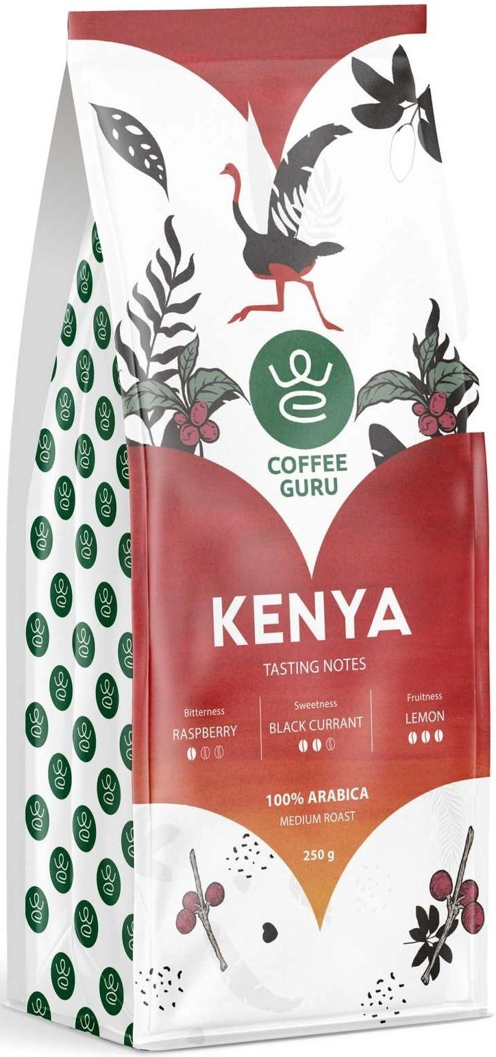 CoffeeGuru Kenia coffee beans 250 g