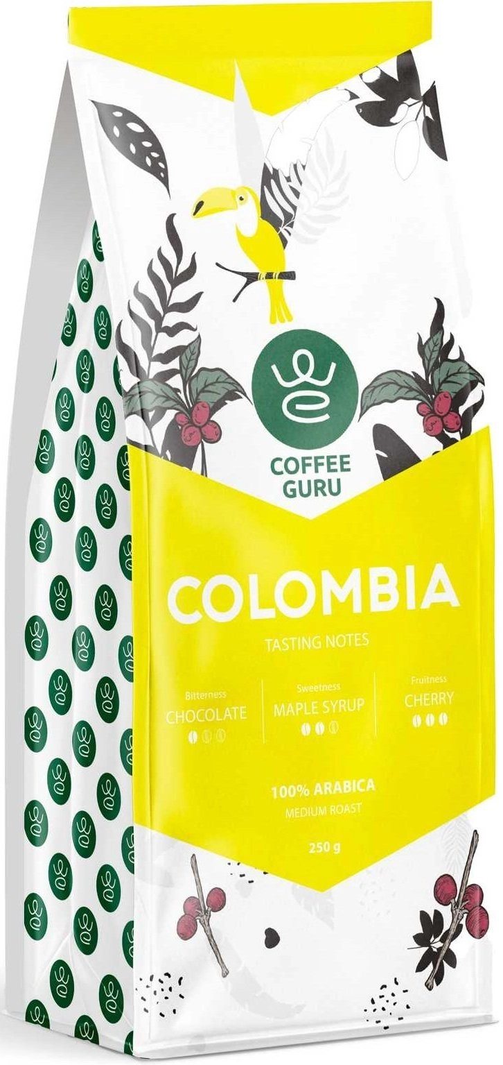 CoffeeGuru Colombia coffee beans 250 g