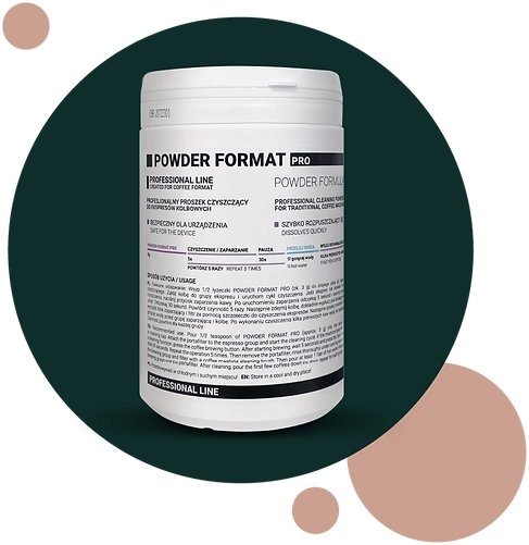 Coffee Format Powder Format PRO cleaning