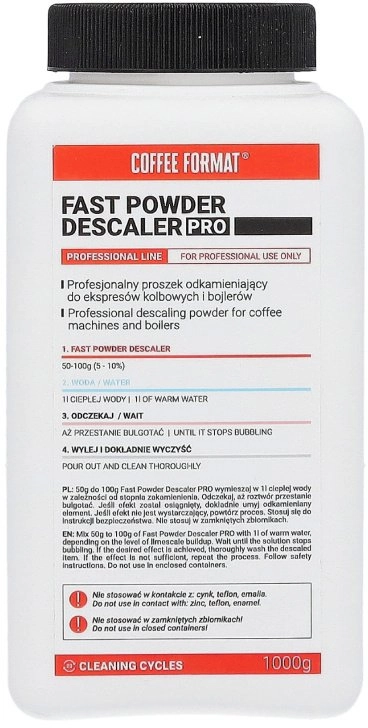 Coffee Format Odkamieniacz Fast Powder Descaler