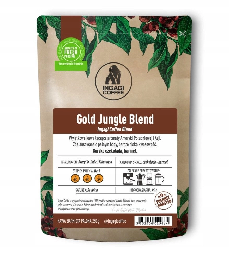 Ingagi Coffee Gold Jungle Blend coffee