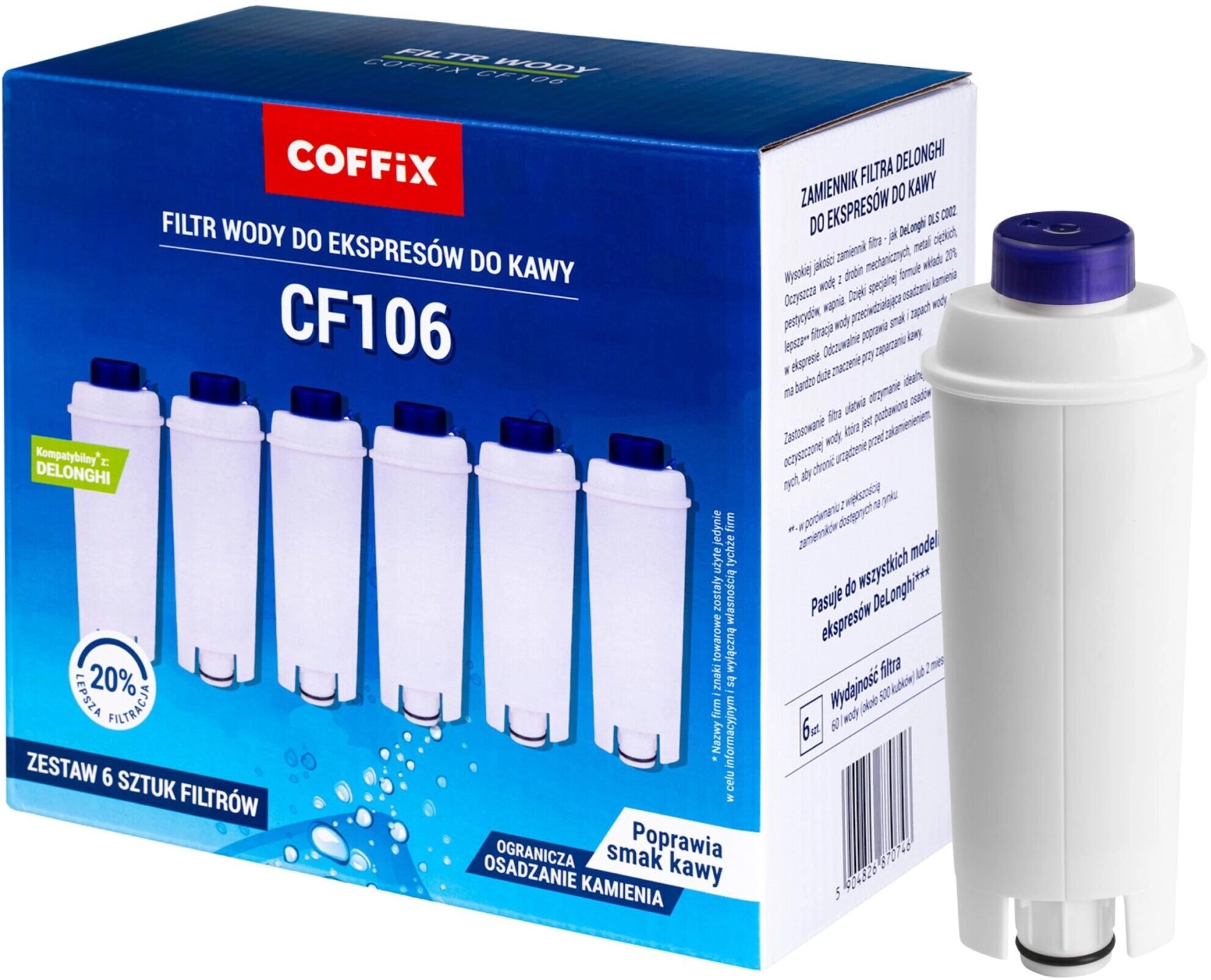 Coffix Filter for DeLonghi coffee machine