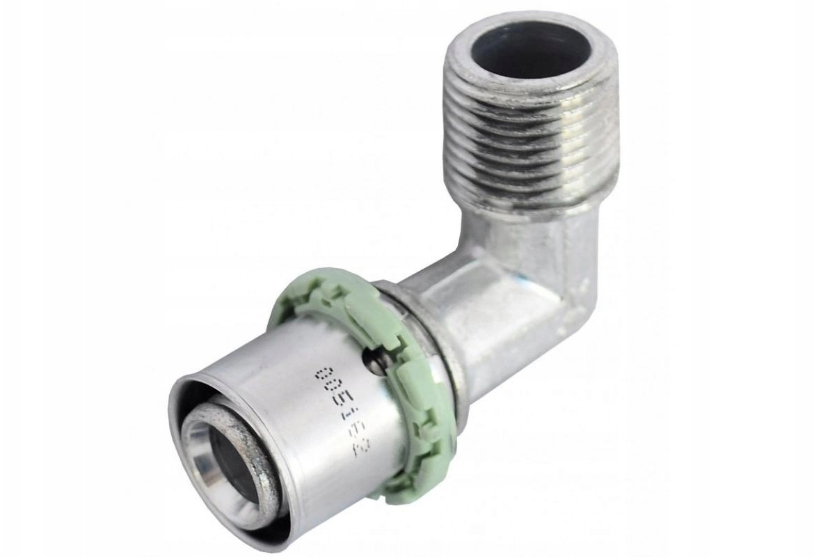 Comap Pressed GZ Elbow MultiSkin brass/galvanized