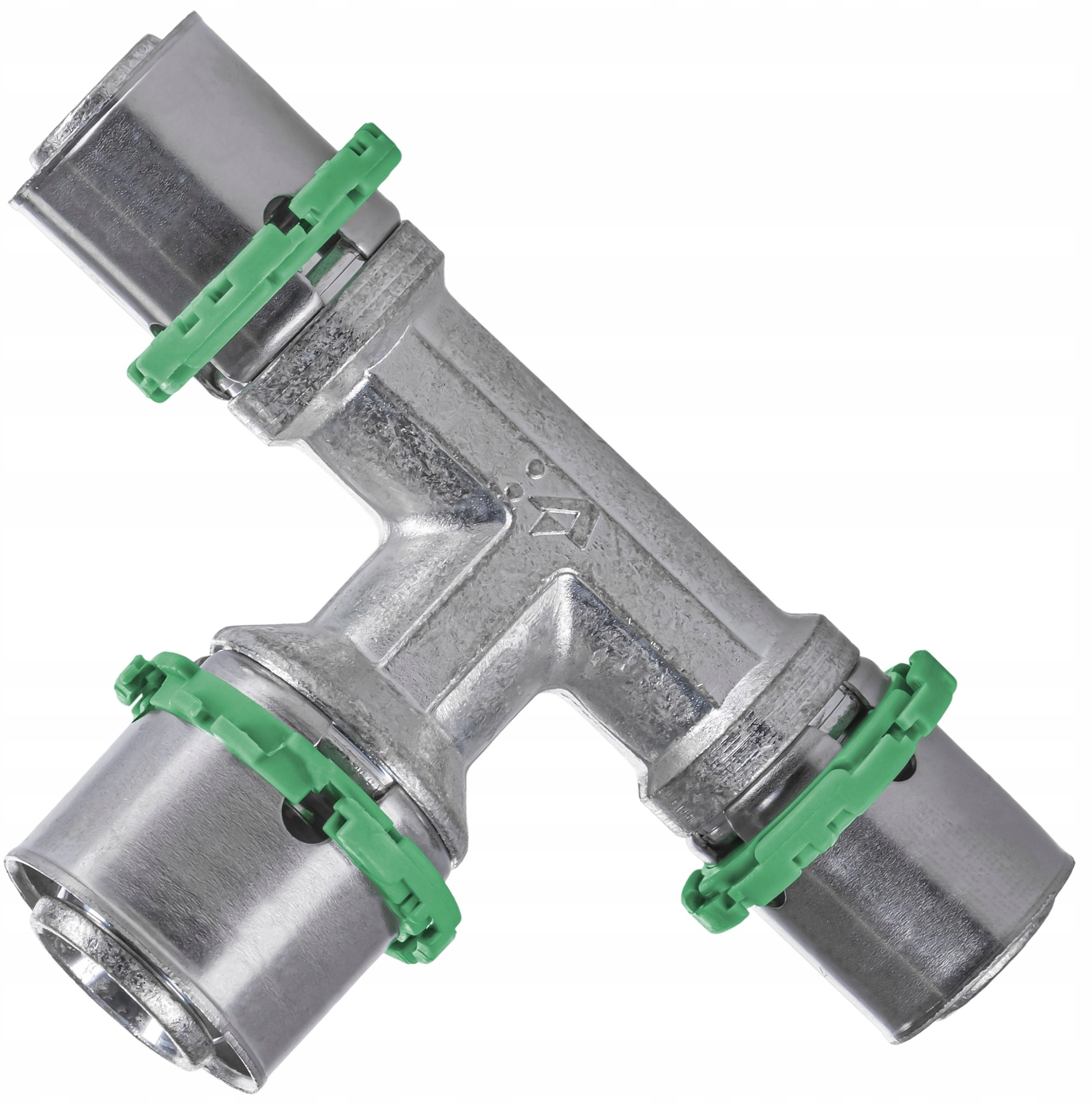 Comap Pressed reducing tee MultiSkin brass/galvanized