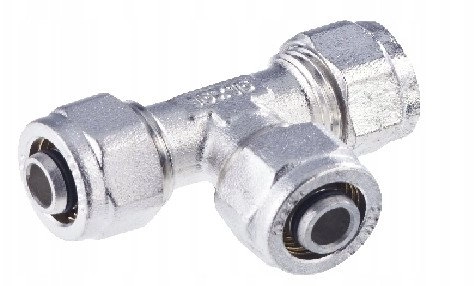 Trójnik redukcyjny zaciskany TurboSKIN mosiądz 20x16x20