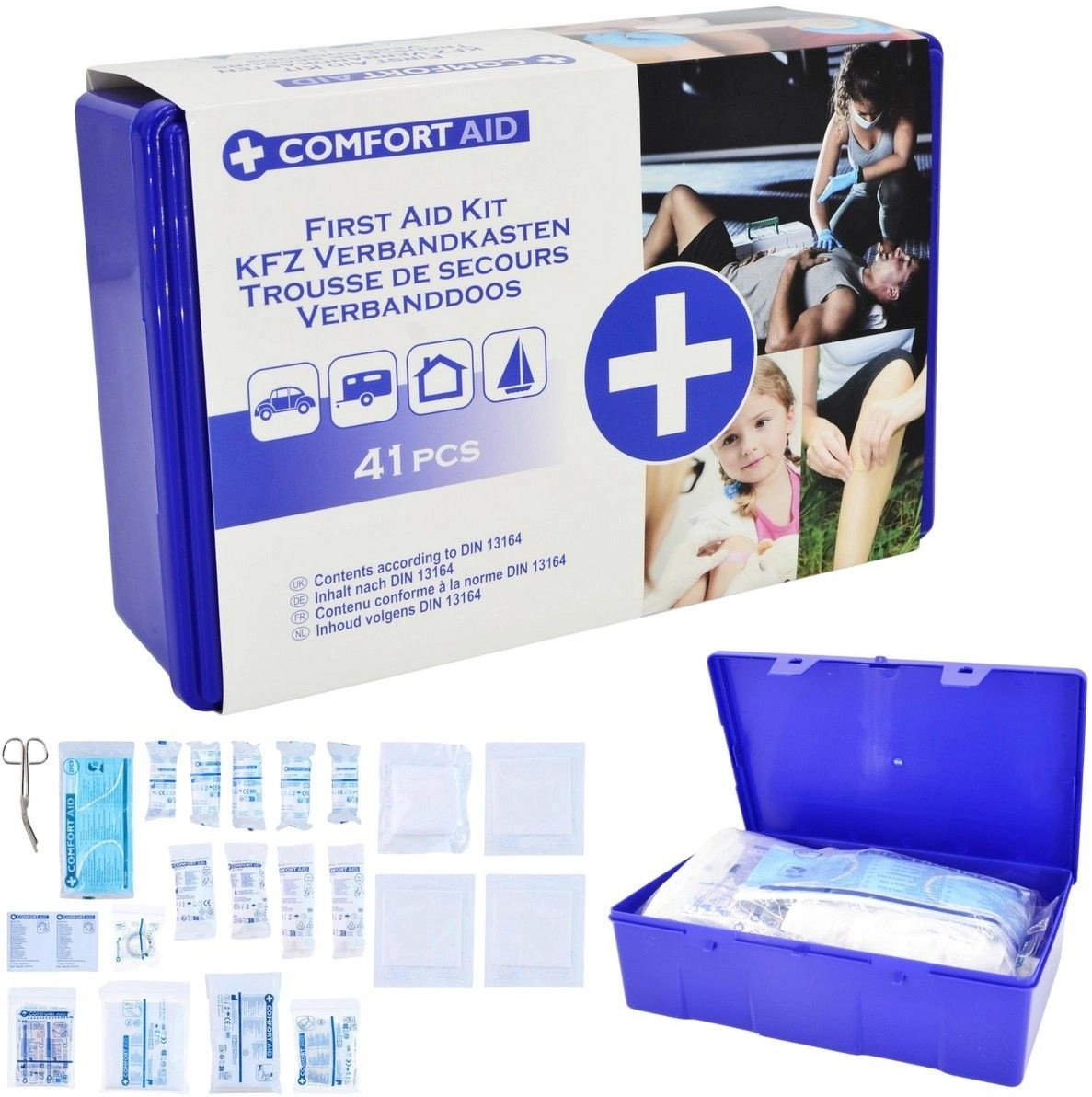 Comfort Aid Apteczka DIN 13164 samochodowa