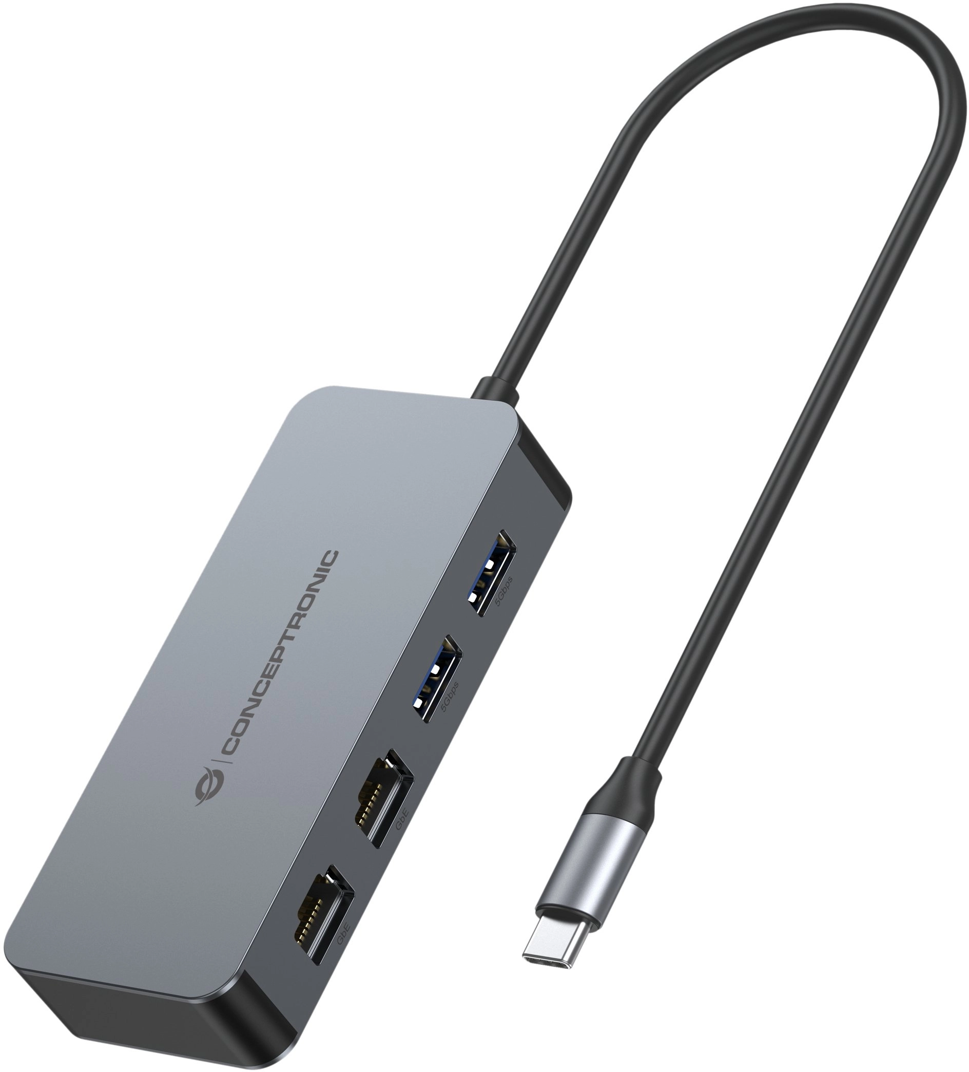 Conceptronic ABBY24G USB-C to Dual-Port Gigabit