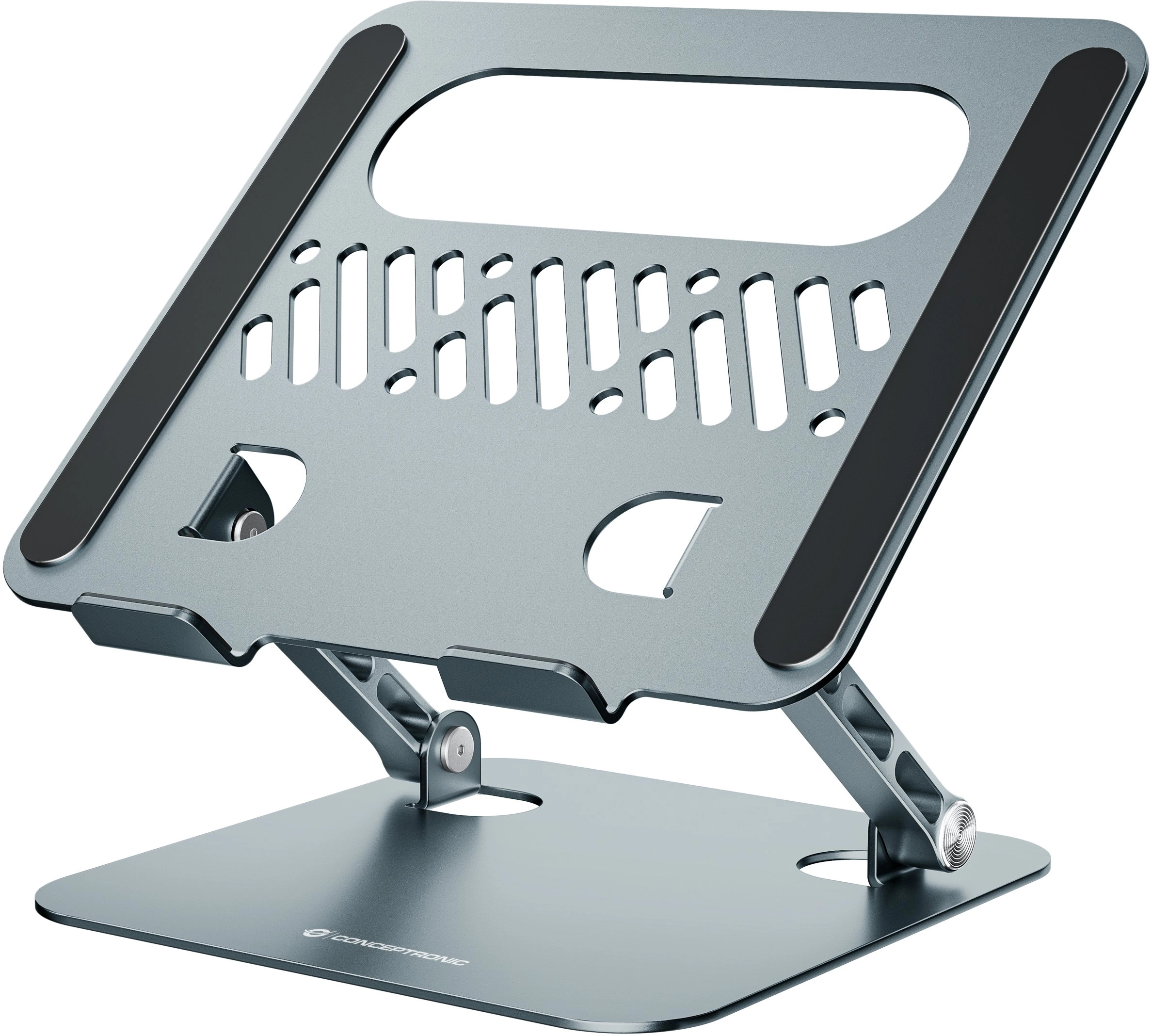 CONCEPTRONIC laptop holder foldable/height-adjustable/17" gray 577031