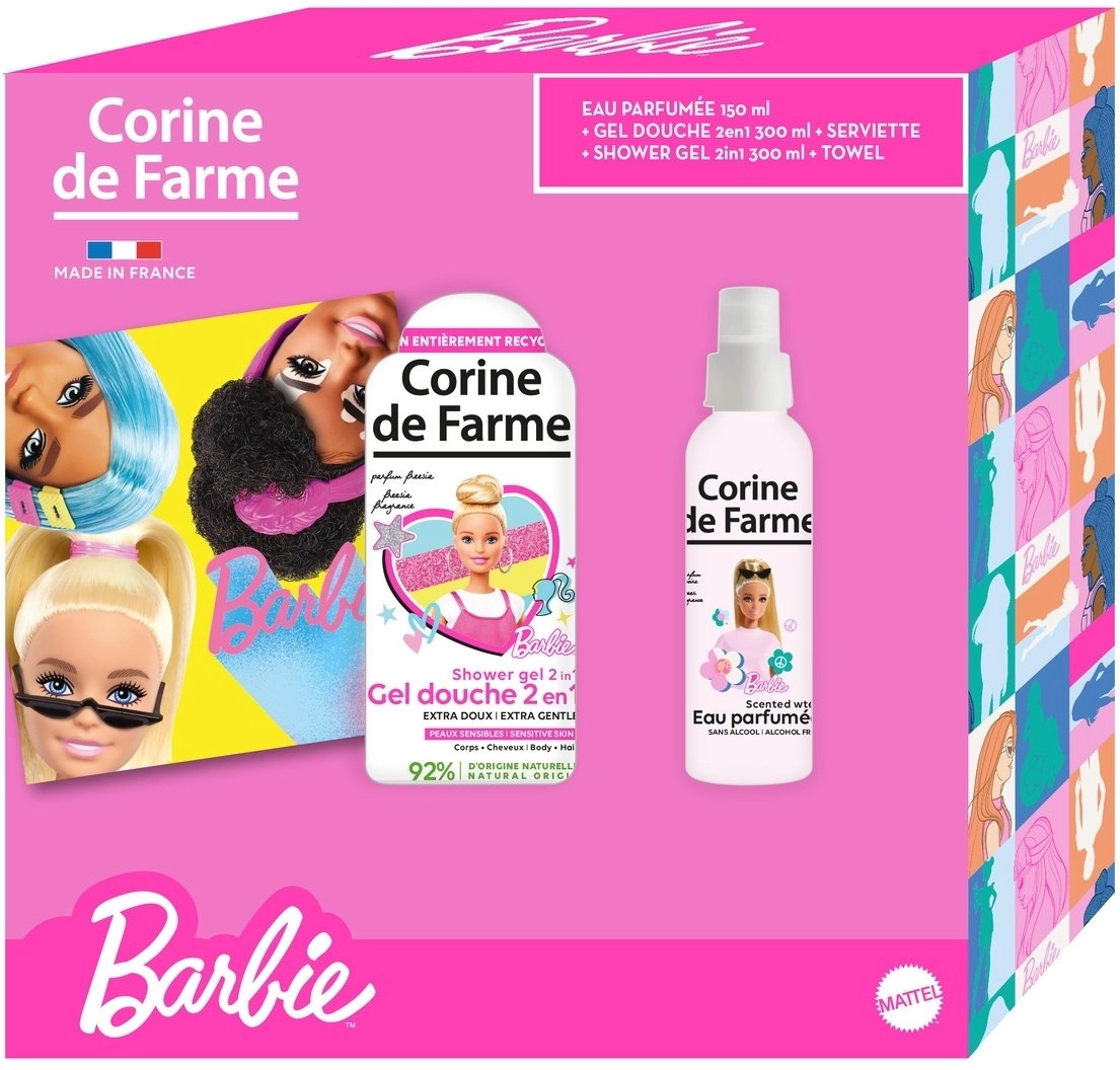 CORINE DE FARME Zestaw prezentowy BARBIE