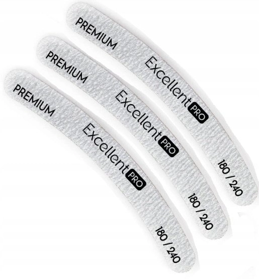 Cosmetics Zone banana-shaped striped file NF30