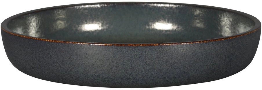 STONE Deep plate 24 cm volcanic