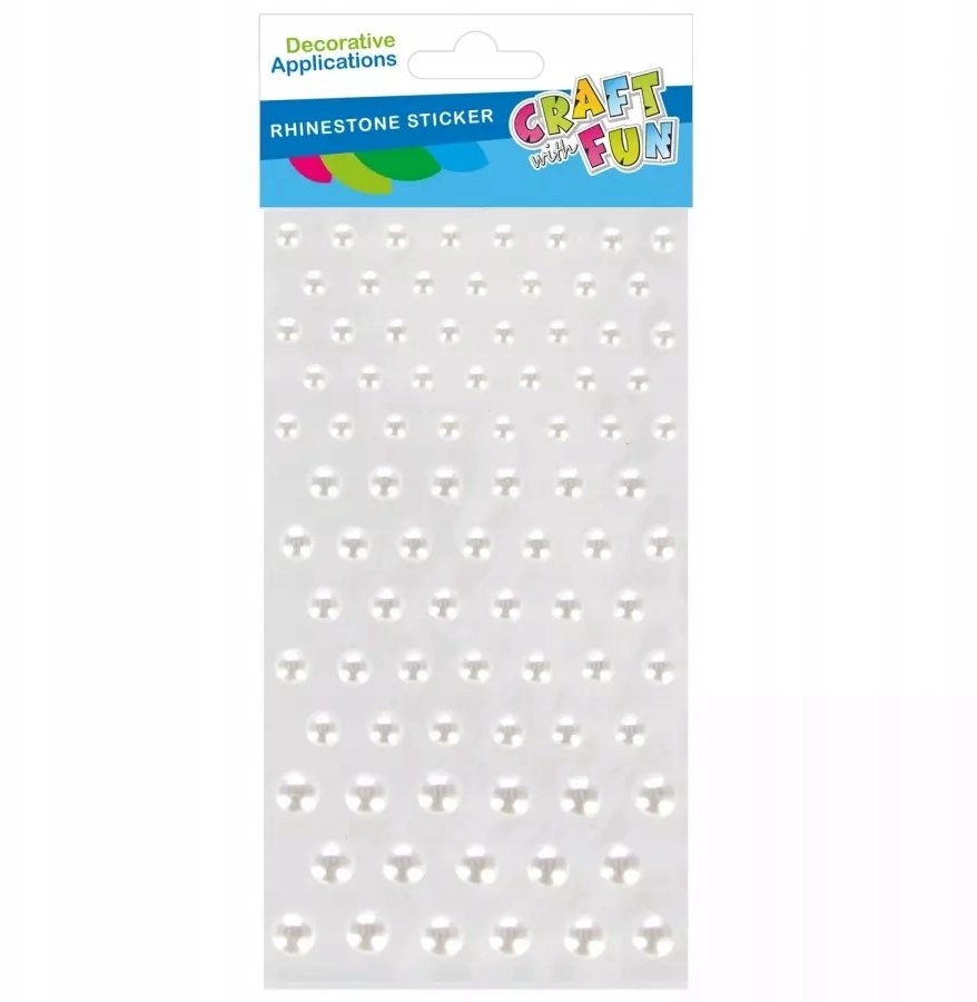 Craft with Fun CRYSTAL DECORATION WHITE