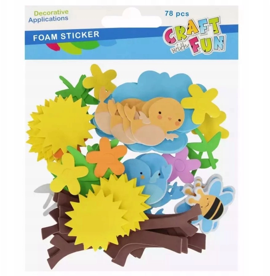 Craft with Fun DECORATION STICKER EVA