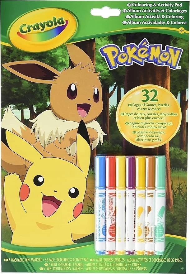 Crayola Coloring  Activity Book Pokemon 0071662027469