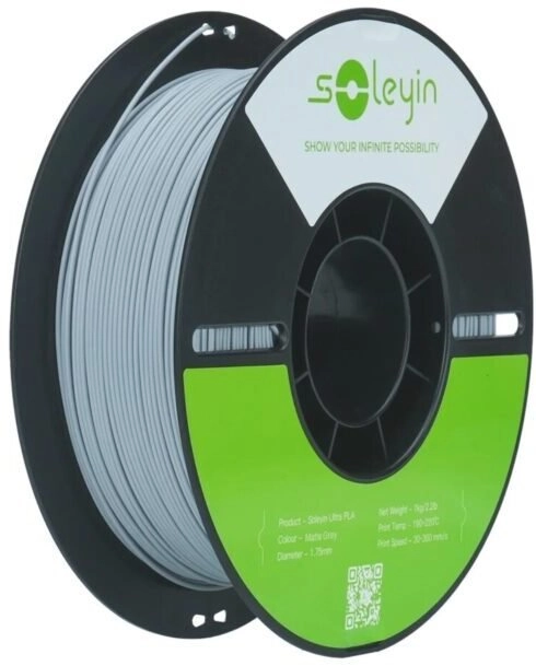 Filament Soleyin PLA Matte 1kg  grey