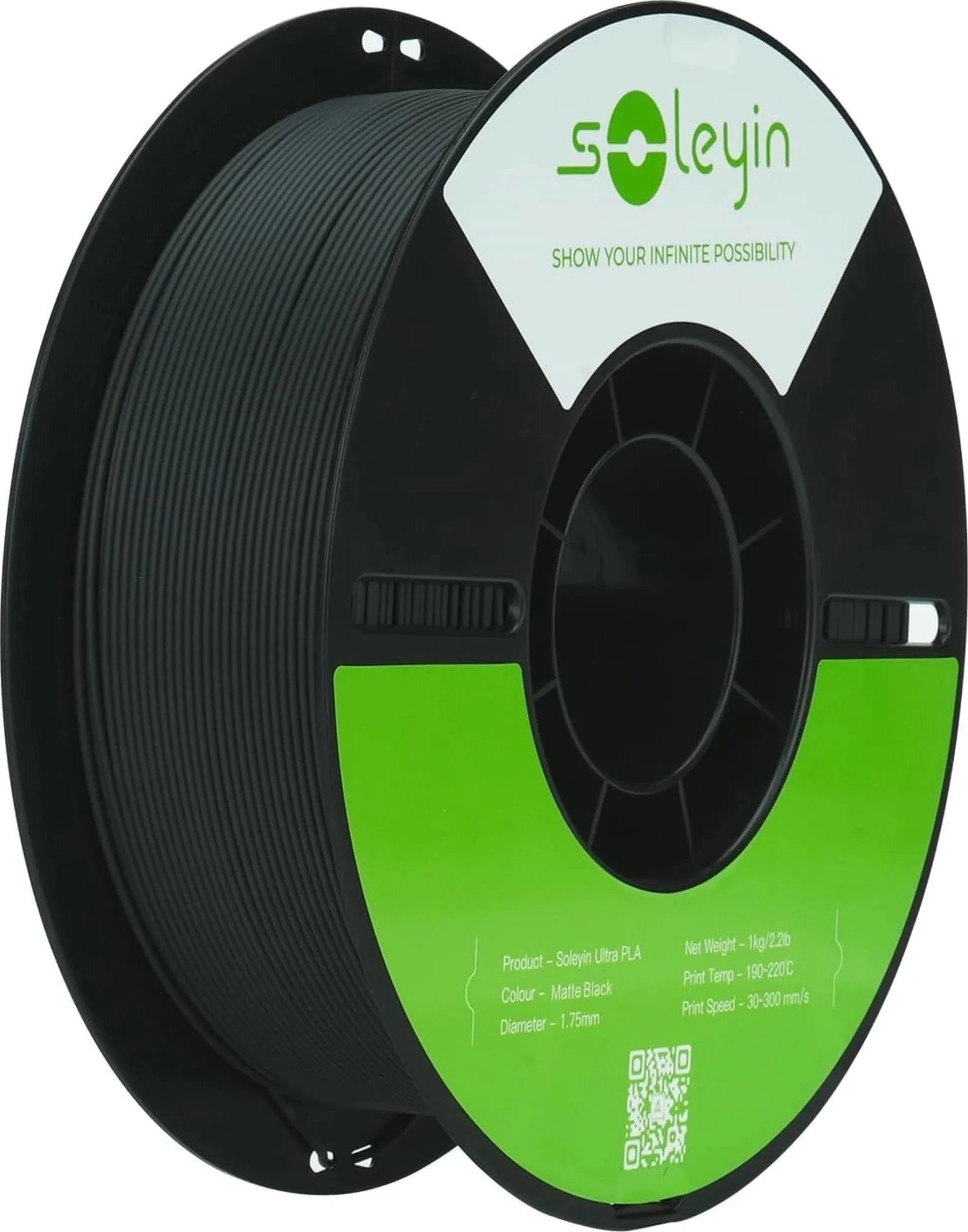 Filament Soleyin PLA Matte 1kg  black