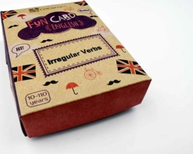 Creative Fun Card English Irregular Verbs