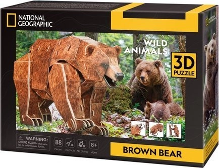 National Geographic 3D puzzle Brown Bear