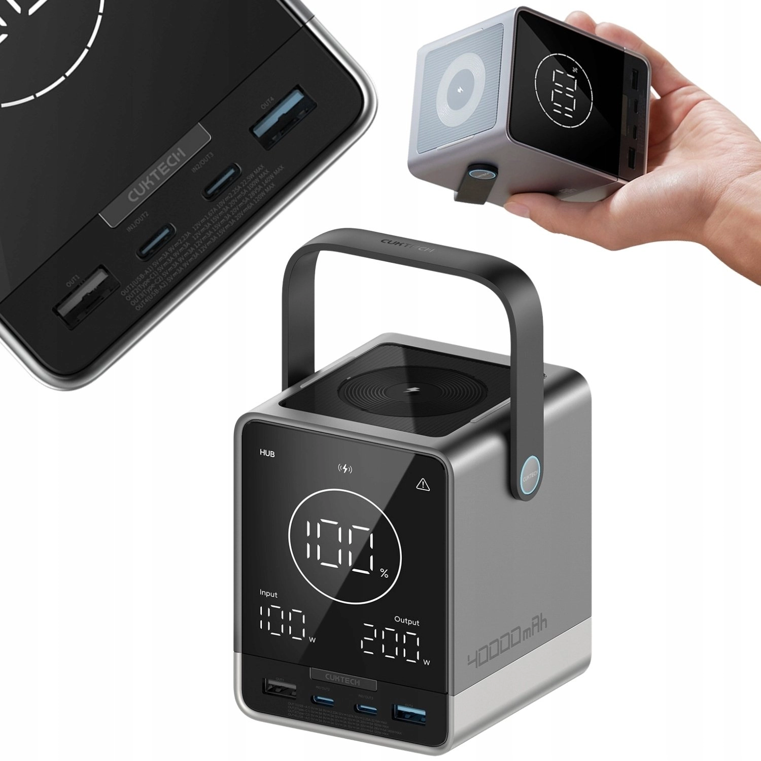 Cuktech 300W 40000mAh power bank with