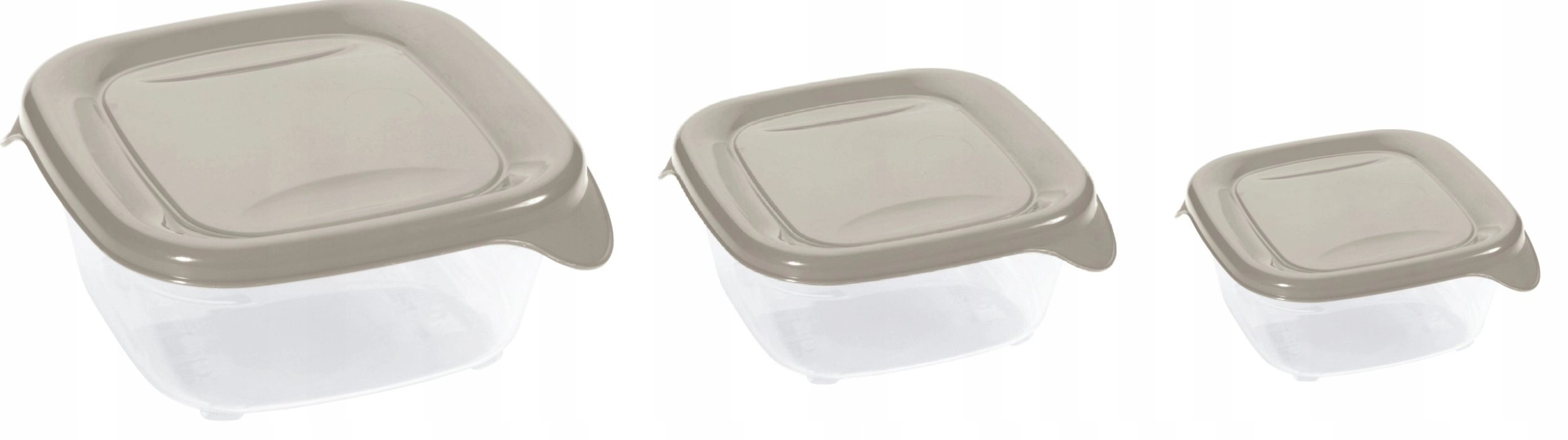 Set of food dishes 3 pcs