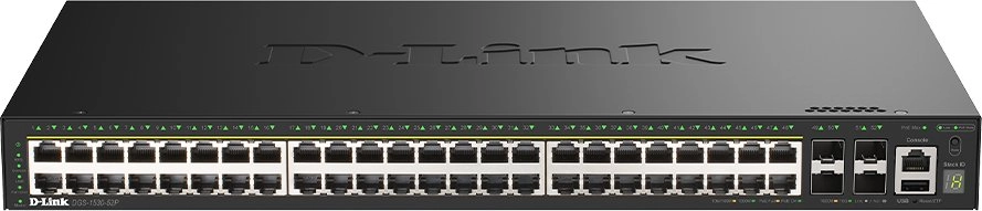 D-Link SmartPro DGS-1530-52P - Switch -