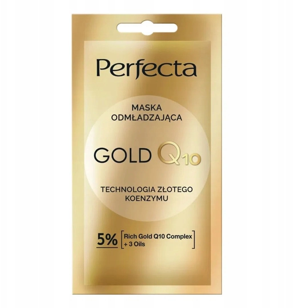 PERFECTA Maska do twarzy odmładzająca Gold