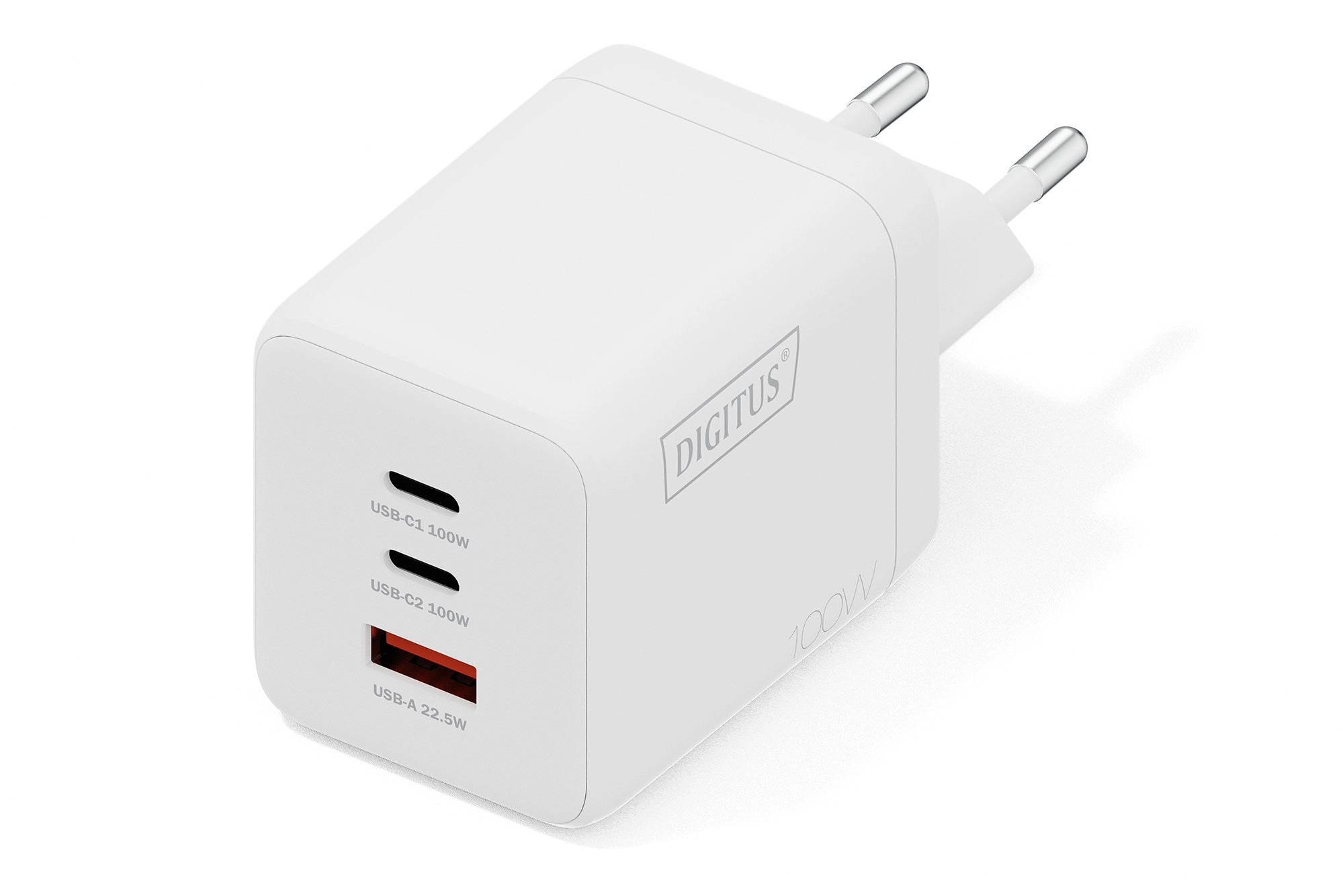 DIGITUS USB-Ladegerät GaN 100W  2x USB-C