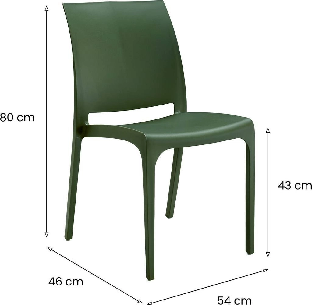 Garden chair Volga green 163005 8003723503003