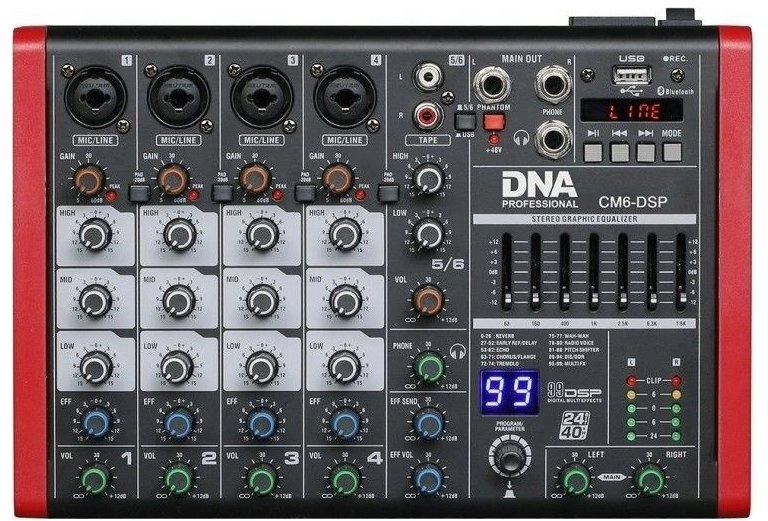 CM6-DSP - Mikser audio z USB
