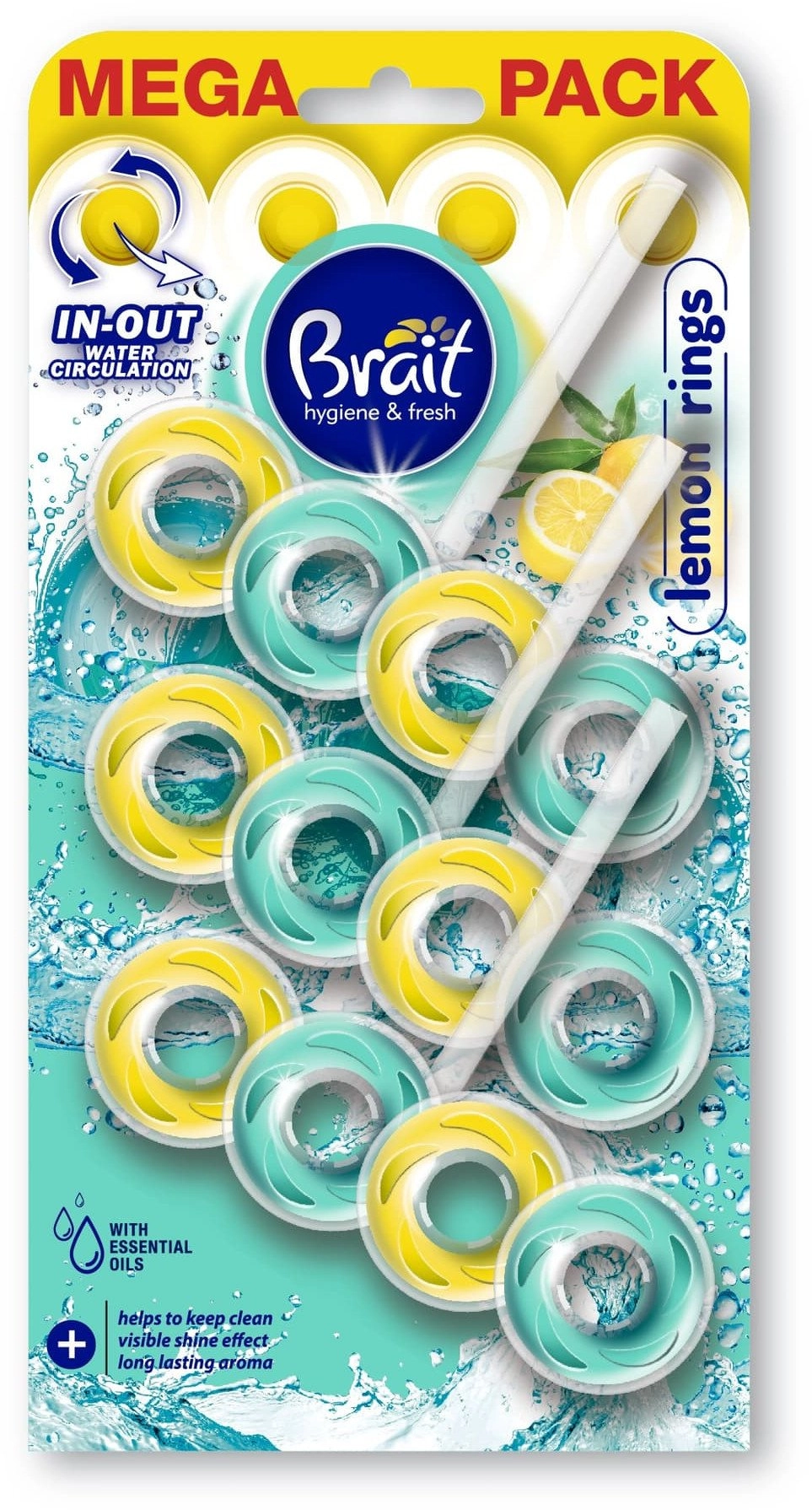 DRAM BRAIT Kostka wc 2-faz 3x40g