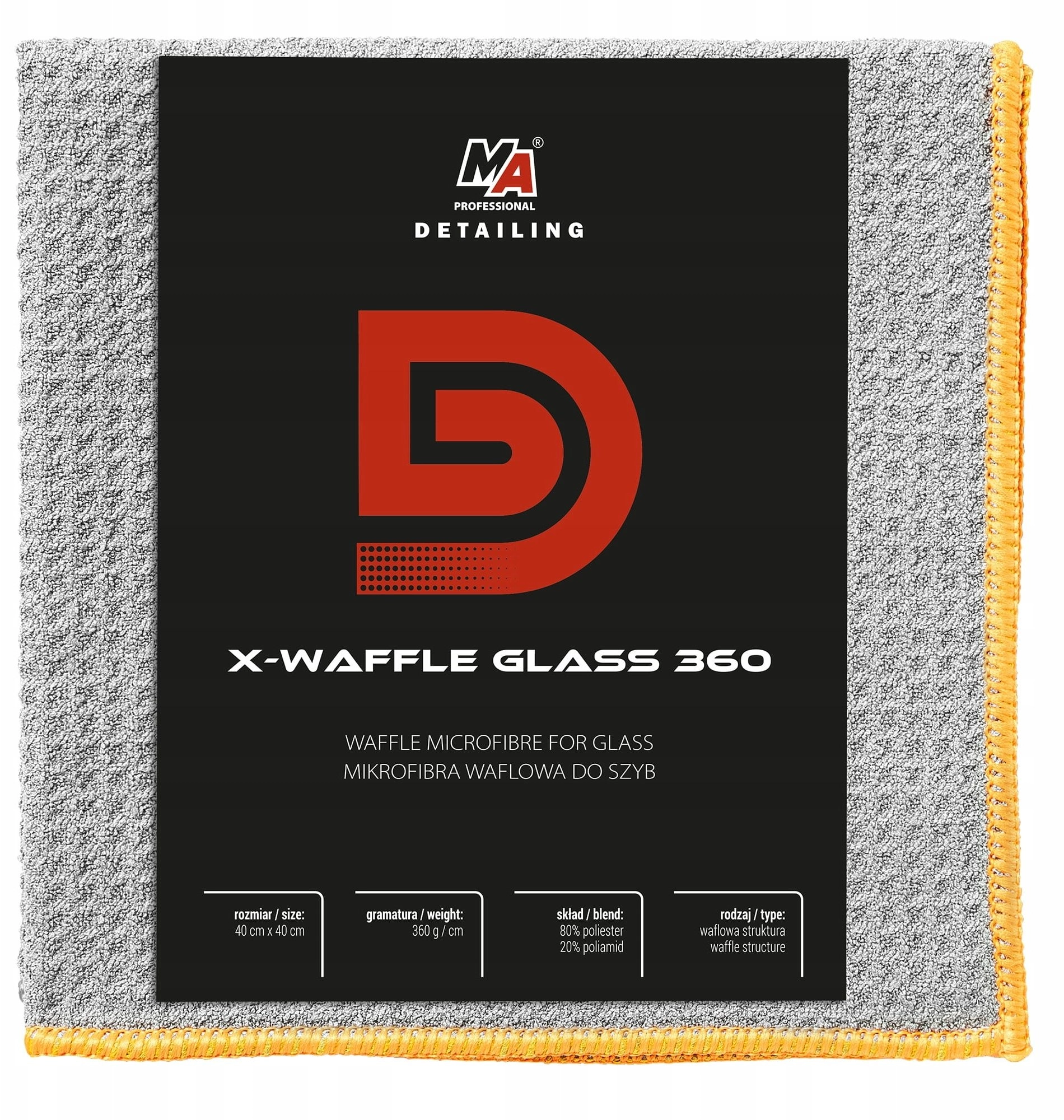 DWR DETAILER MICROFIBER FOR WINDOWS X-WAFFLE