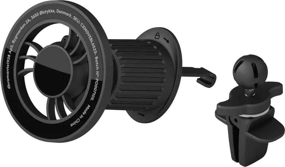 Re-charge-Car Holder-Vent-magnetic-BLK CXMGVEBL6523 5711428065230