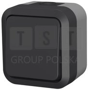 60320 Universal single surface-mounted connector Aqua