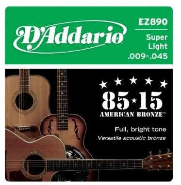 D````Addario EZ890 - acoustic guitar strings
