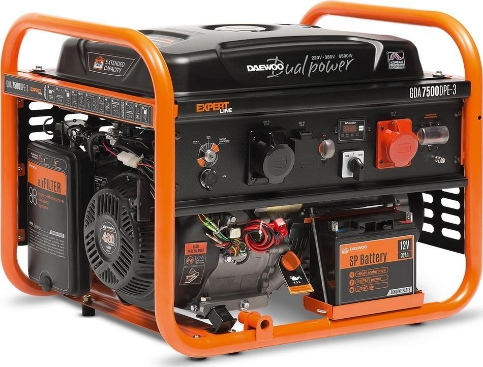 Daewoo GDA 7500DPE-3 engine-generator 6000 W