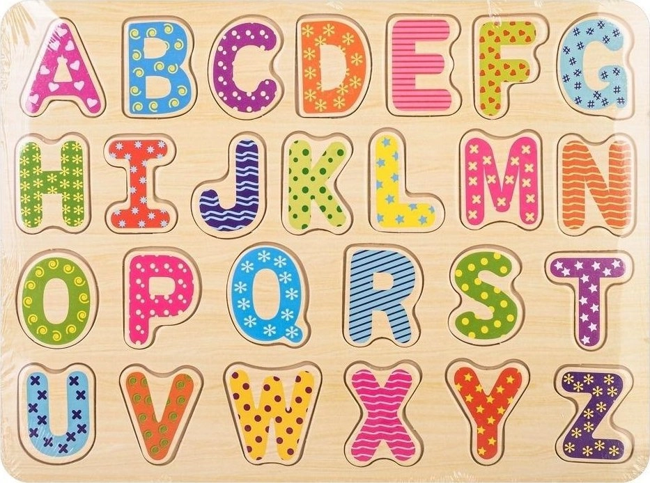 Daffi Wood puzzle - alphabet (